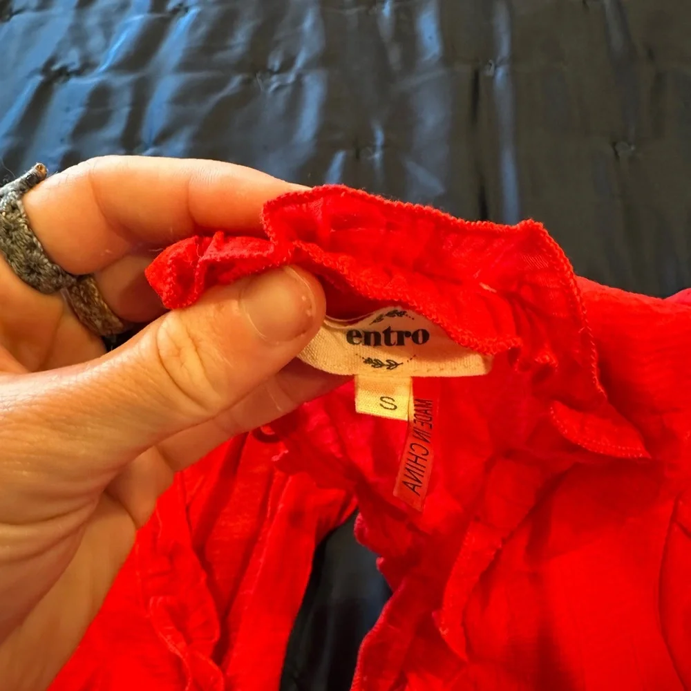 Entro Scarlet Ruffle Dress - Picture 4 of 7